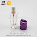 transparent organic skin care packaging cosmetic glass bottle with lotion pump